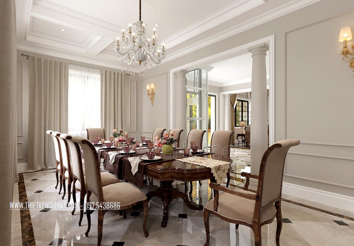 Thiết kế nội thất biệt thự SPLENDORA - Bắc An Khánh, Hoài Đức, Hà Nội